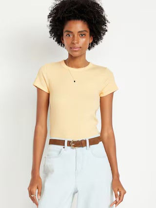 Snug Crop T-Shirt | Old Navy (US)