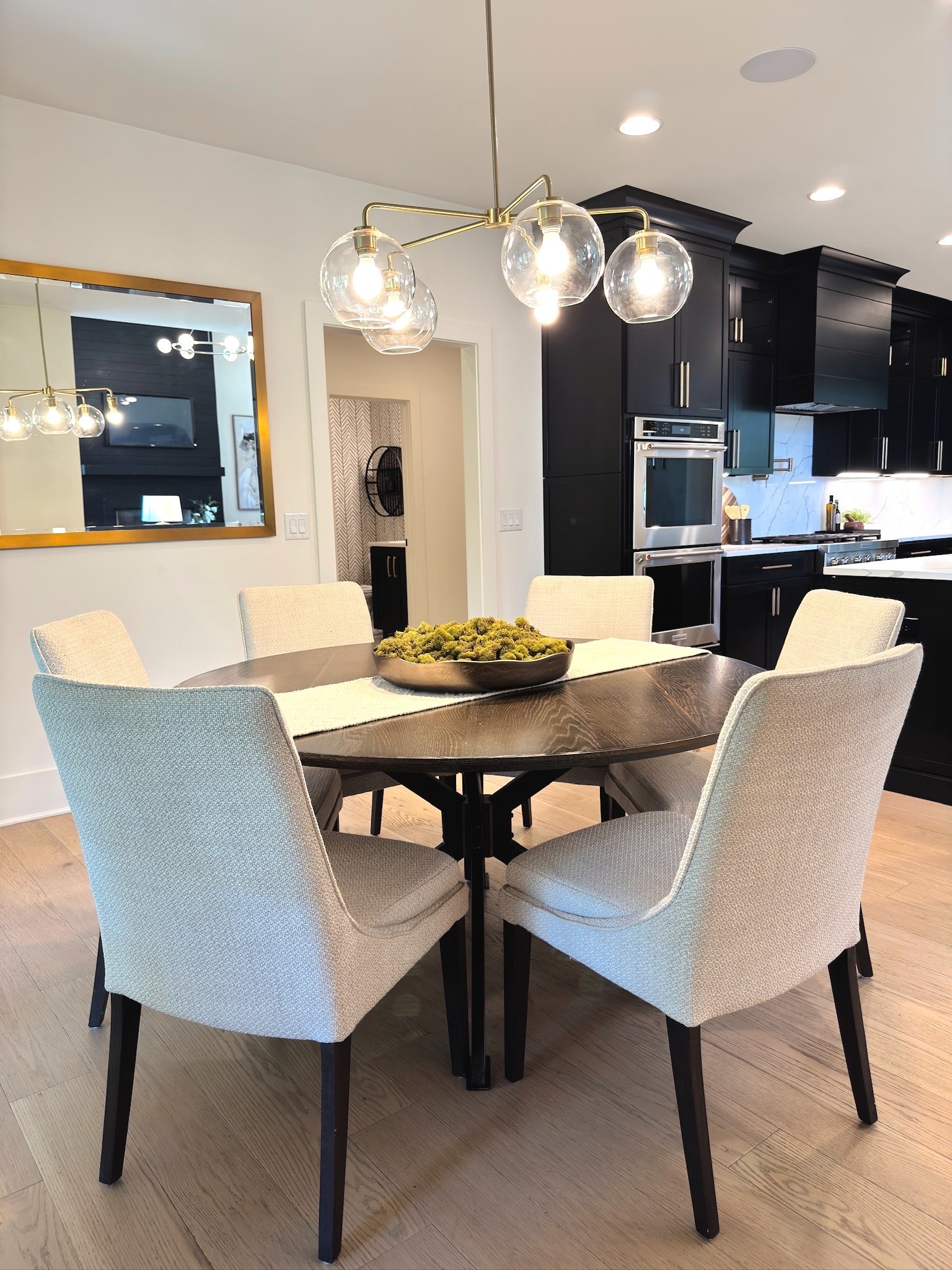The dining room details everyone asks about are finally linked. 🤍 Shop the chandelier, chairs, mirror, table styling, and more.

modern dining room, dining room inspiration, statement chandelier, upholstered dining chairs, gold mirror, dining table, modern organic, transitional style

#LTKHome #LTKSaleAlert #LTKdayinmylife