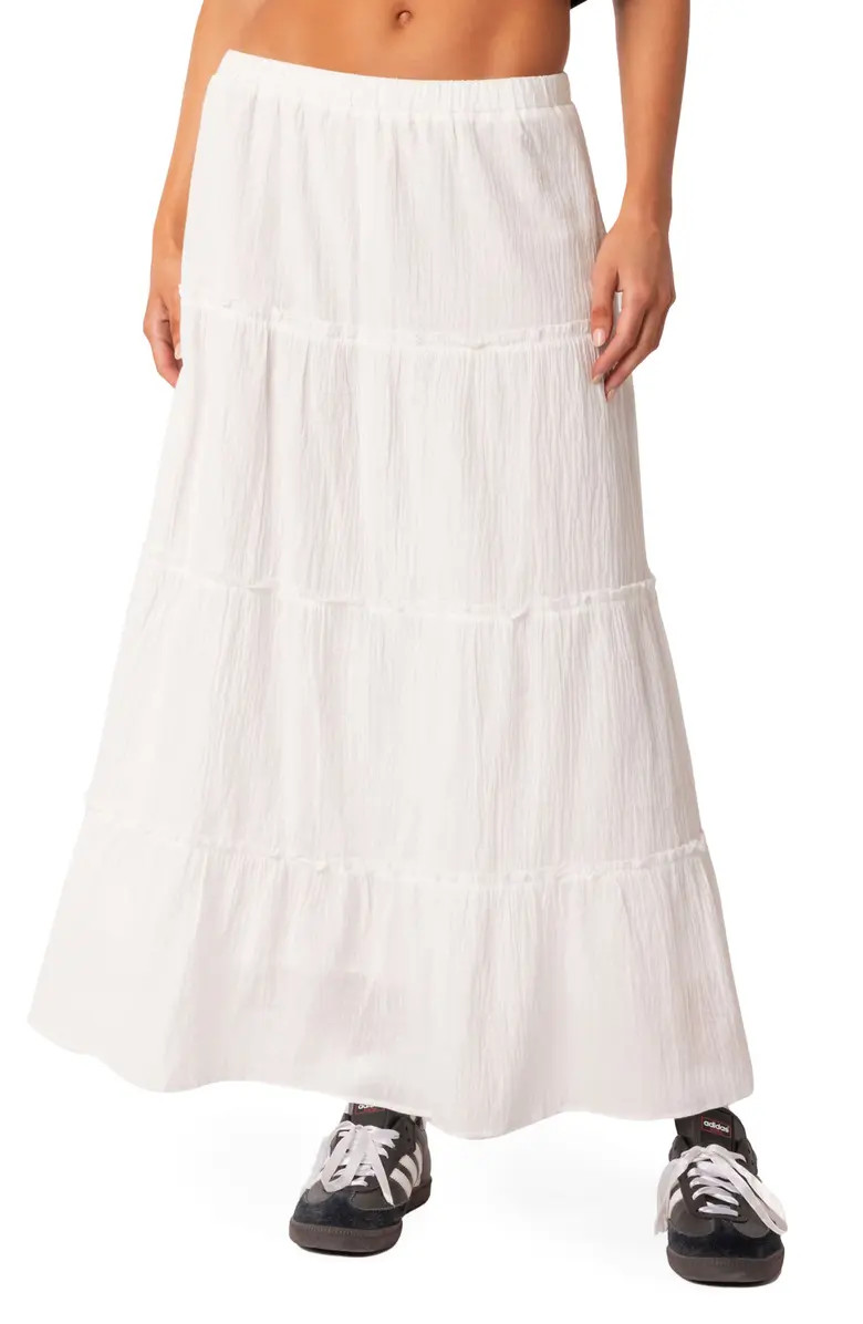 Tiered Cotton Skirt | Nordstrom