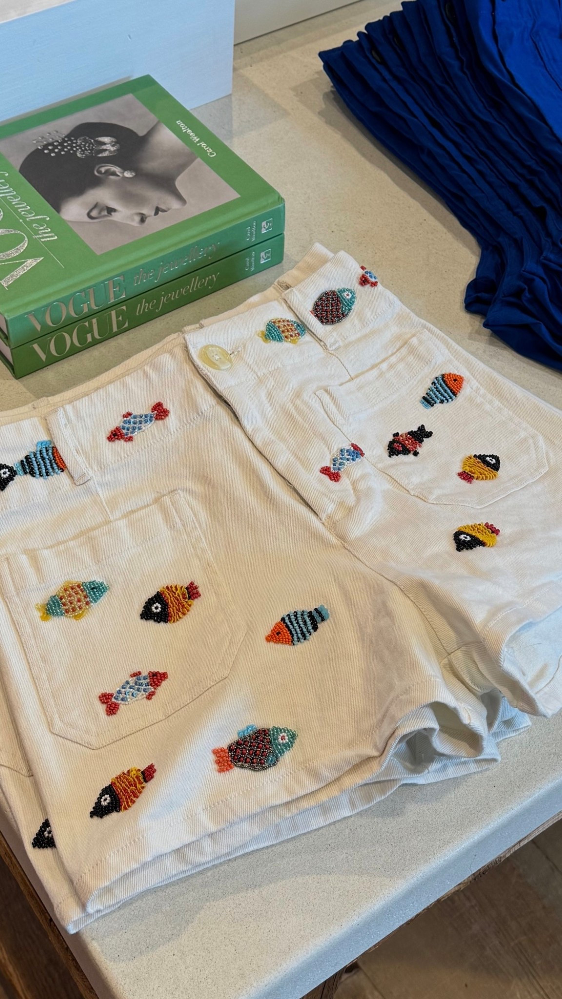 The cutest beaded fish shorts 

#LTKStyleTip #LTKSeasonal #LTKFindsUnder50