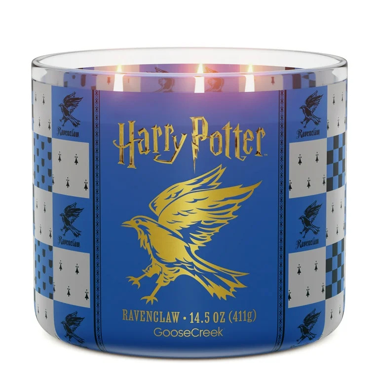 Goose Creek Harry Potter Ravenclaw 3-wick Worn Pages, Aged Leather, Cypress Wood & Sandalwood Inc... | Walmart (US)