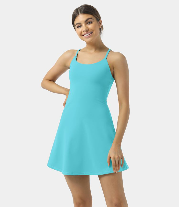 Softlyzero™ Plush Backless Active Dress-Easy Peezy Edition-UPF50+ | HALARA