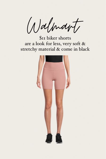 Walmart biker shorts are a look for way less & come in black 

#LTKFindsUnder50 #LTKStyleTip #LTKFitness