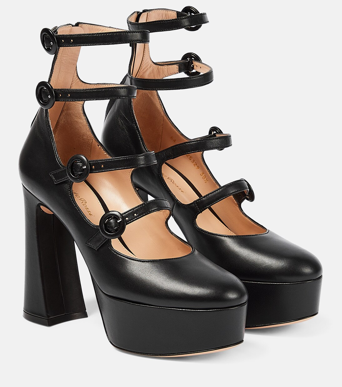 Mary Jane leather platform pumps | Mytheresa (US/CA)