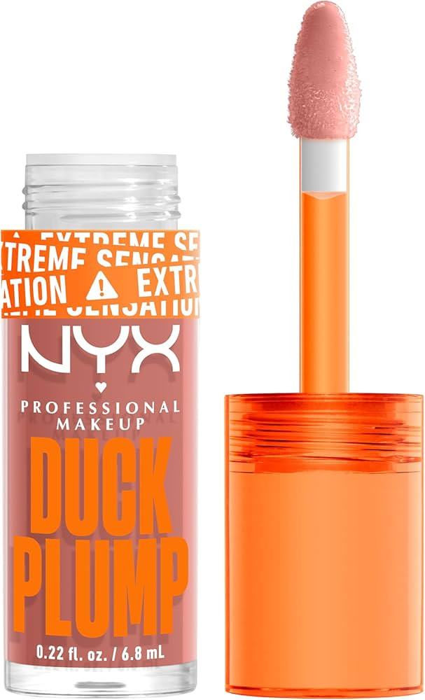 Amazon.com : NYX PROFESSIONAL MAKEUP Duck Plump High Pigment Lip Gloss, Lip Plumper Gloss with Sp... | Amazon (US)