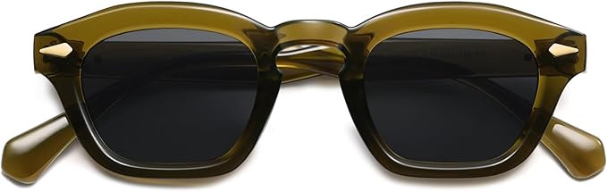 Small Retro Square Sunglasses for Women Mens Rectangle Sunnies AP3680 | Amazon (US)