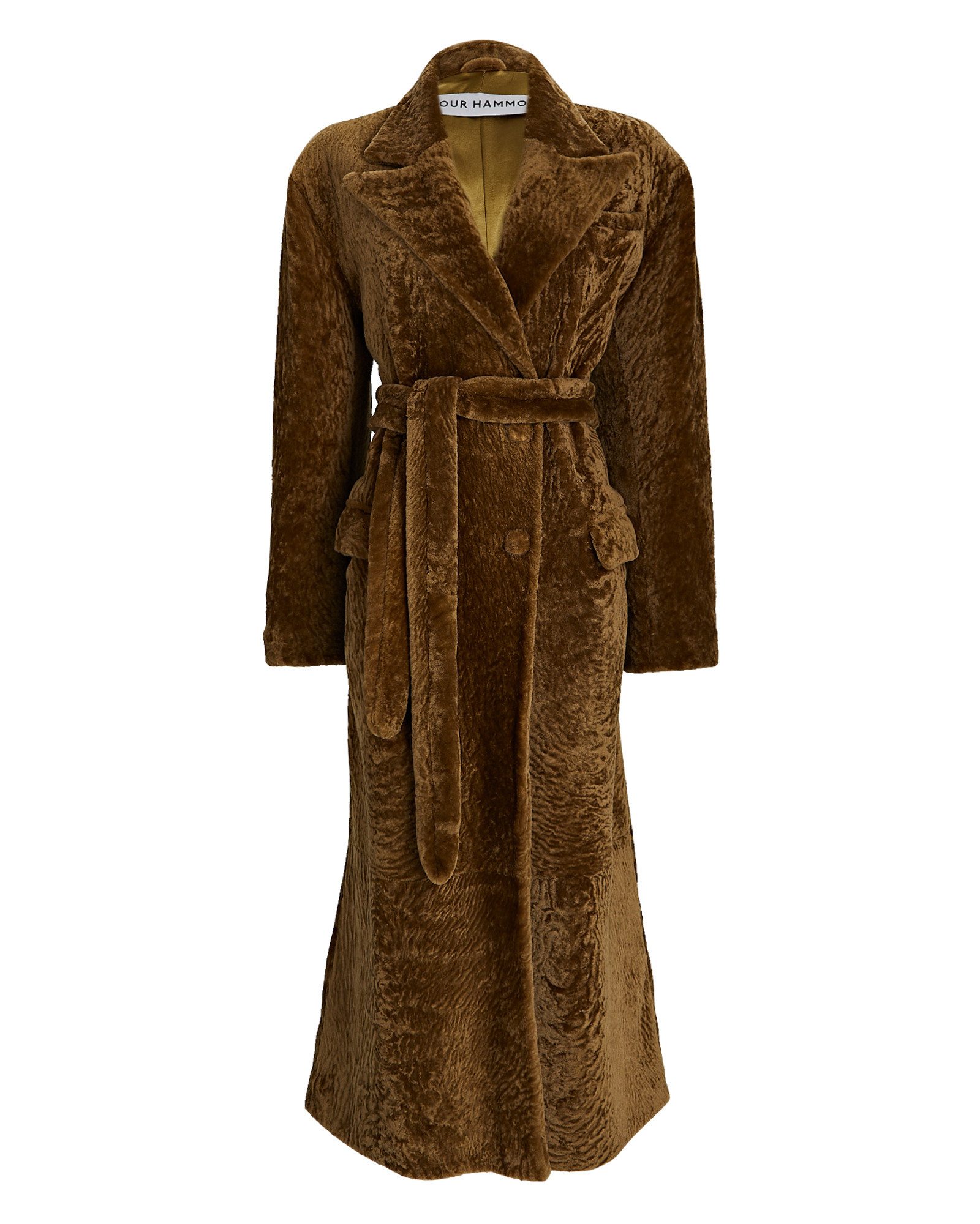 Moon Belted Shearling Coat | INTERMIX