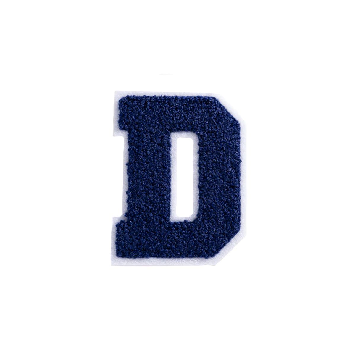 2” Chenille Varsity Letter Patches — Navy | Becco Bags