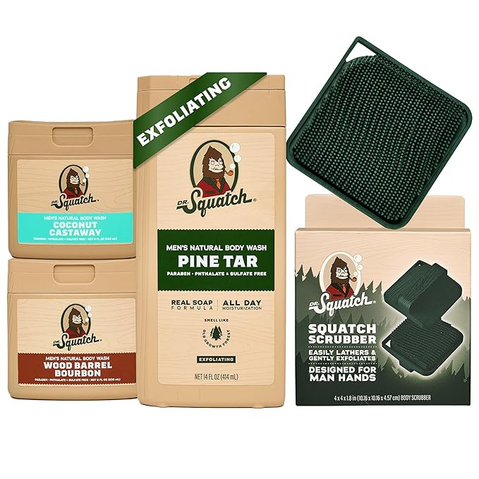 Dr. Squatch NEW Body Wash for Men with Nourishing, Natural Ingredients | No Paraben, Phthalate, S... | Amazon (US)