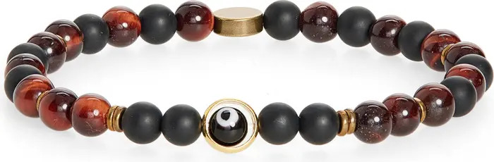 Evil Eye Orbit Beaded Bracelet | Nordstrom