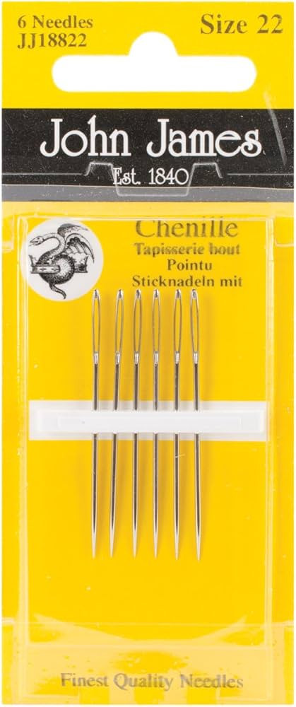 Chenille Hand Needles-Size 22 6/Pkg | Amazon (US)