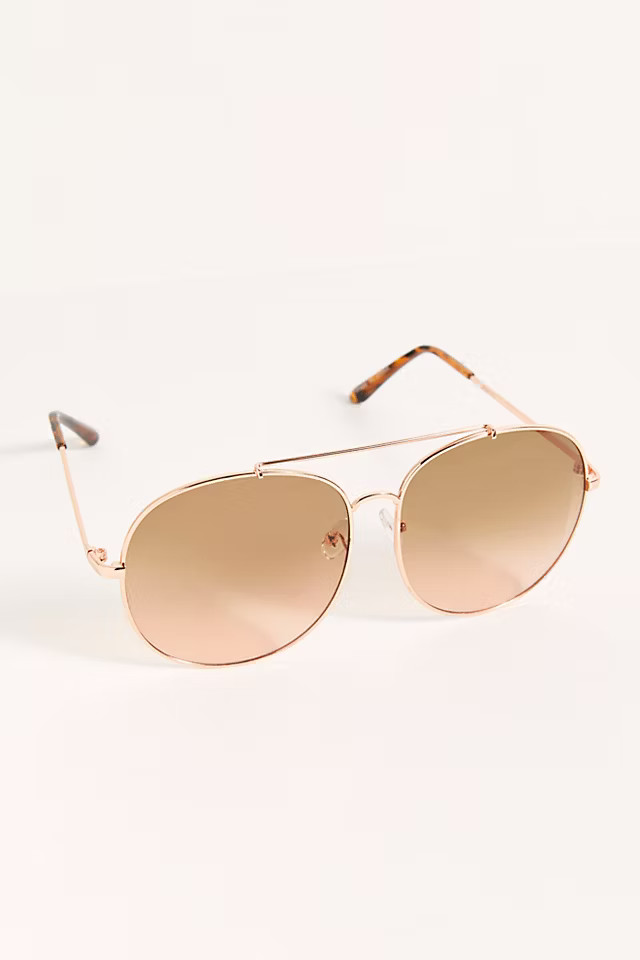 Sundown Oversized Aviator Sunglasses | Free People (Global - UK&FR Excluded)