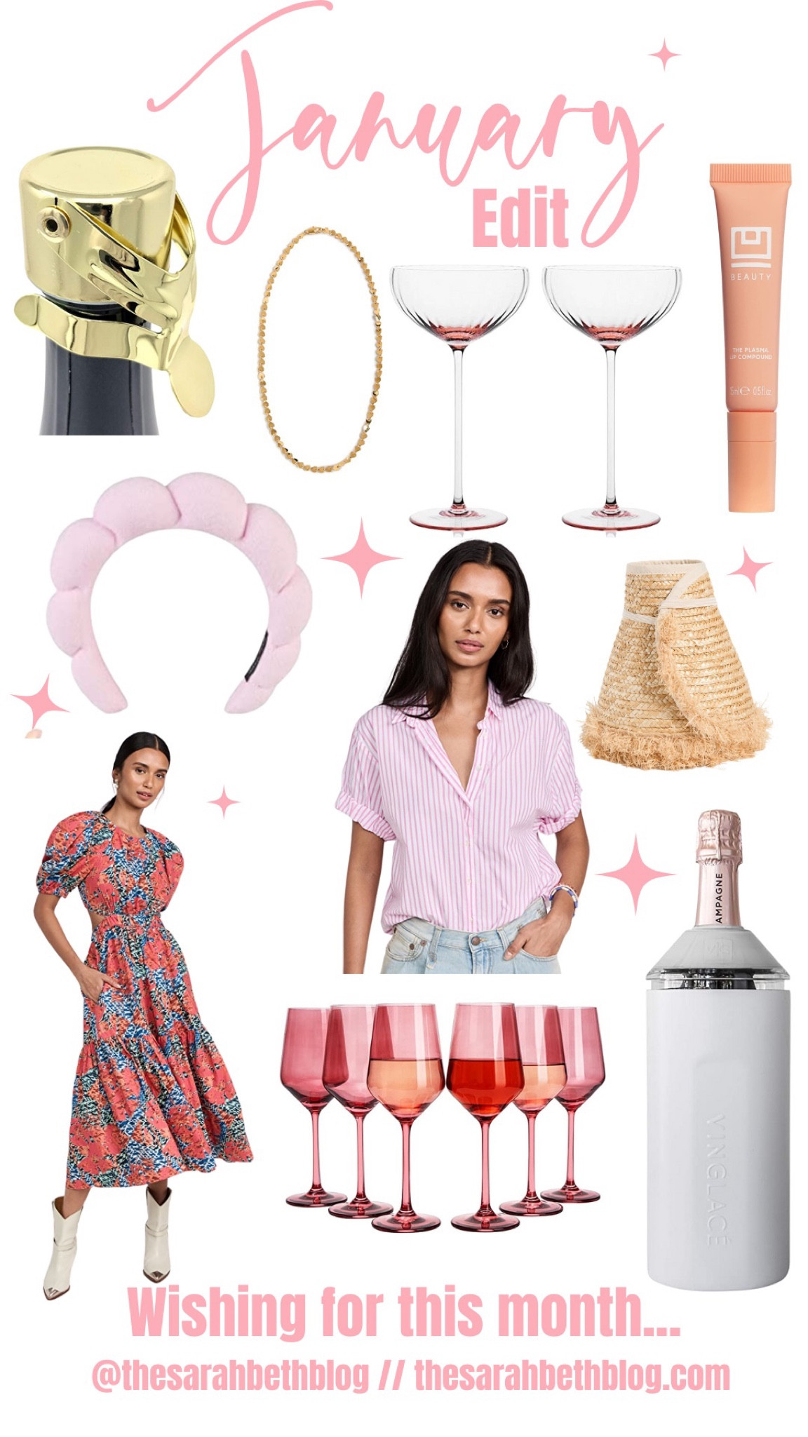 The January Edit is on thesarahbethblog.com 💗 what I am wishing for my buy list for this month and Valentine’s Day wishlist! 

#LTKSeasonal #LTKFind #LTKunder100