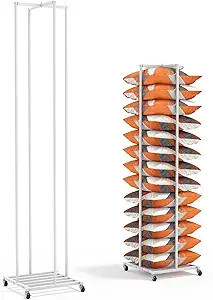 Pillow Storage Rack,78" Floor Standing Throw Pillow Storage,Sofa Couch Pillow Holder with Mobile ... | Amazon (US)