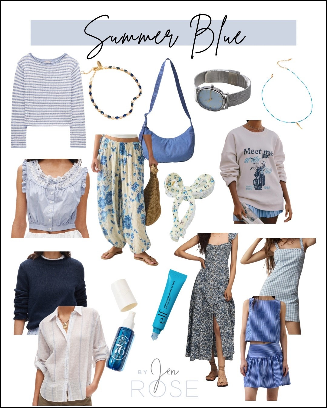 Coastal blue summer finds!

#LTKootd #LTKgrwm