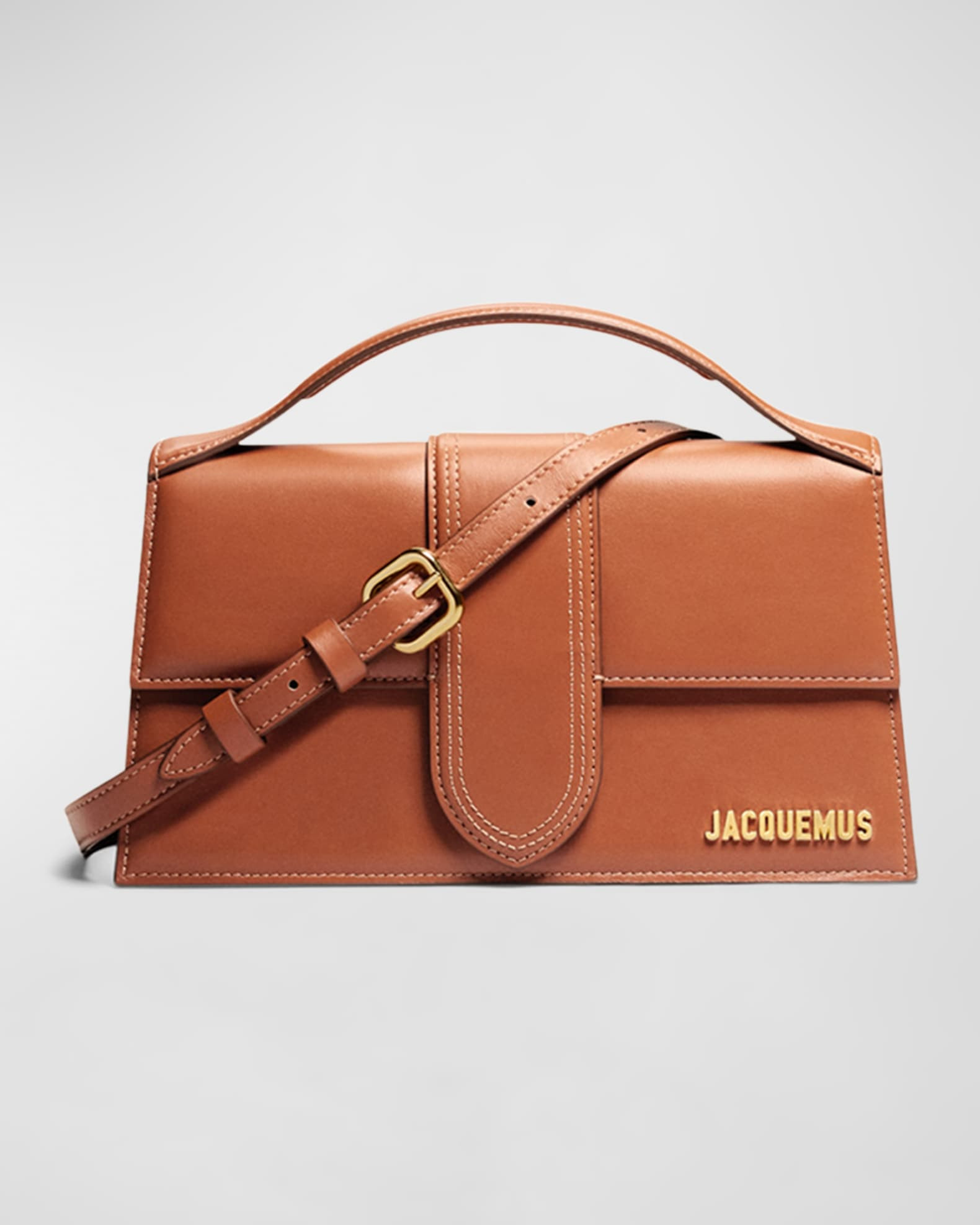Jacquemus Le Grand Bambino Leather Crossbody Bag | Neiman Marcus