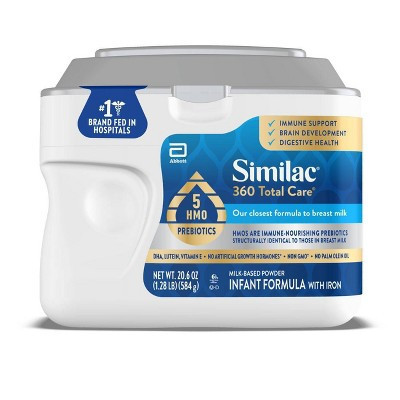 Similac 360 Total Care Non-GMO Powder Infant Formula - 20.6oz | Target