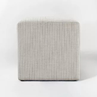 Lynwood Square Upholstered Cube - Threshold™ designed with Studio McGee | Target