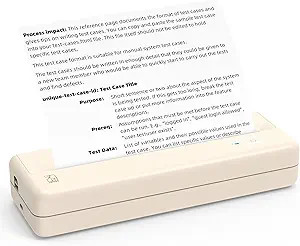 HPRT Portable Travel Printers MT810 - Thermal Inkless Home Use Compact Printer - Paper Rolls Mobi... | Amazon (US)