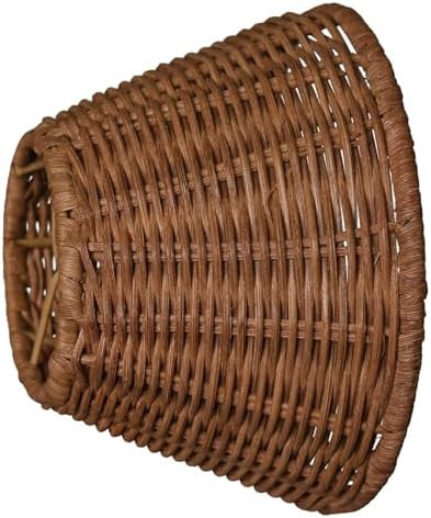 1 Clip-on Chandelier shades Rattan woven-boho lamp shade Empire small lampshades replacement For ... | Amazon (US)