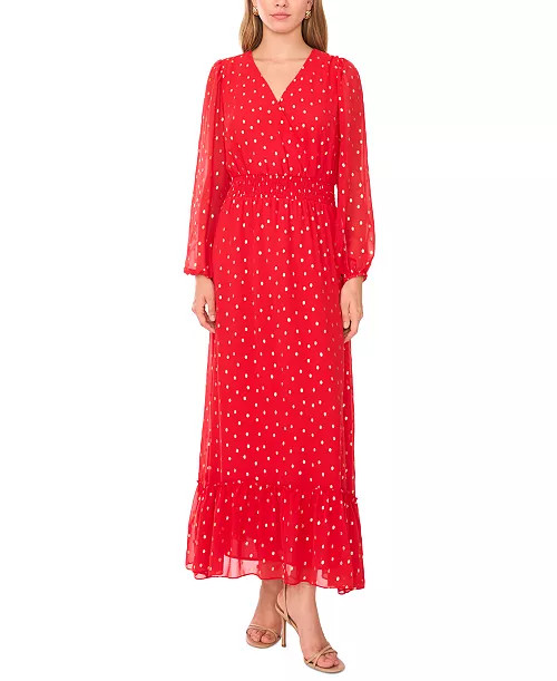 Women's Printed Maxi Dress | Macy's