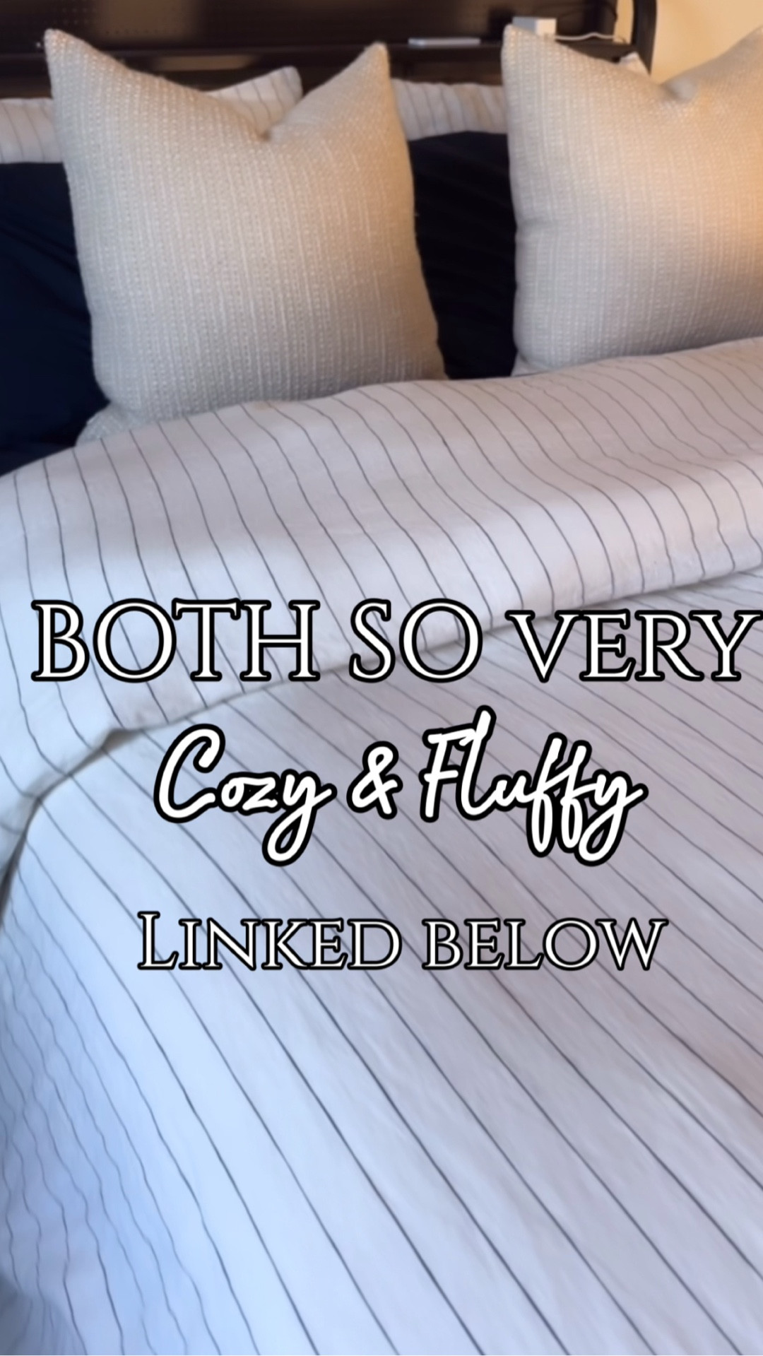 Last time I posted about my bedding you guys love love loved it! It’s all back in stock. Also if you were concerned about getting the ultra warm duvet, insert because you’re a hot sleeper. I wanted to show you guys what the all season do they and so it looks like as well. It’s still super fluffy. You could also get the ultra warm and just layer it with something other knee and then not sleep with the duvet and just with the blanket underneath, which is what I do sometimes if I’m hot. But we don’t turn on our heat living in California during the winter so our room gets pretty cold at night so I love sleeping with mine!

@onequince #QuincePartner



#LTKHome