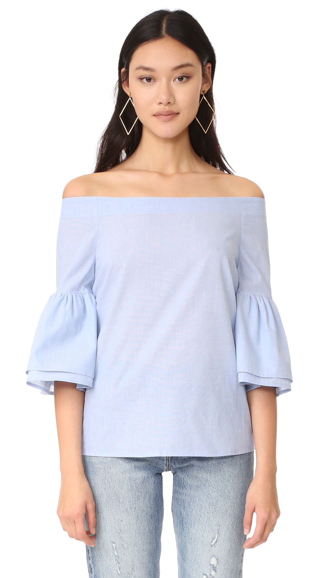 Off Shoulder Shirt | Shopbop