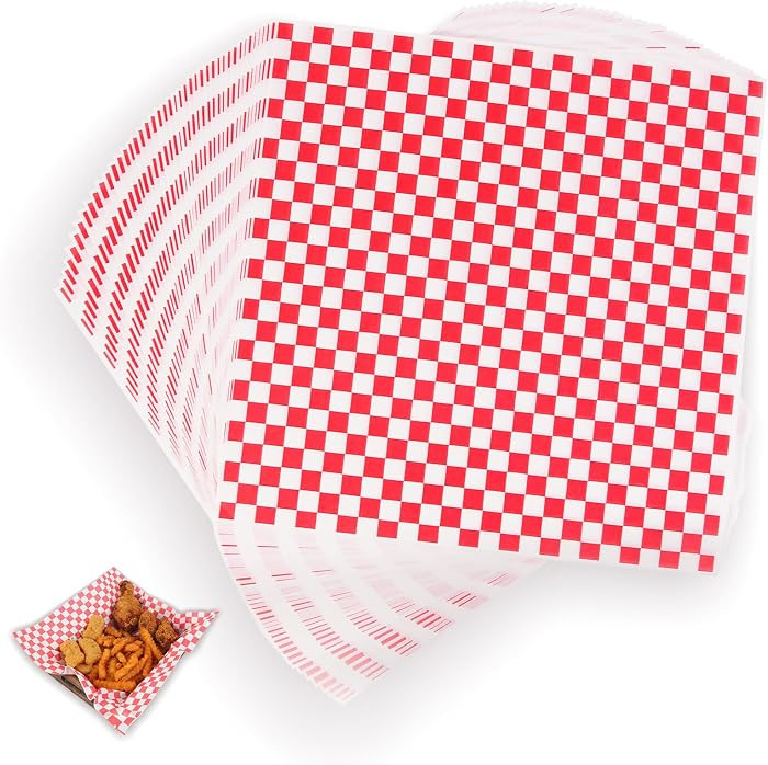 100PCS Sandwich Wrapping Paper, Grease Resistant Wax Paper Sheets for Food, Extra Strong Food Bas... | Amazon (US)