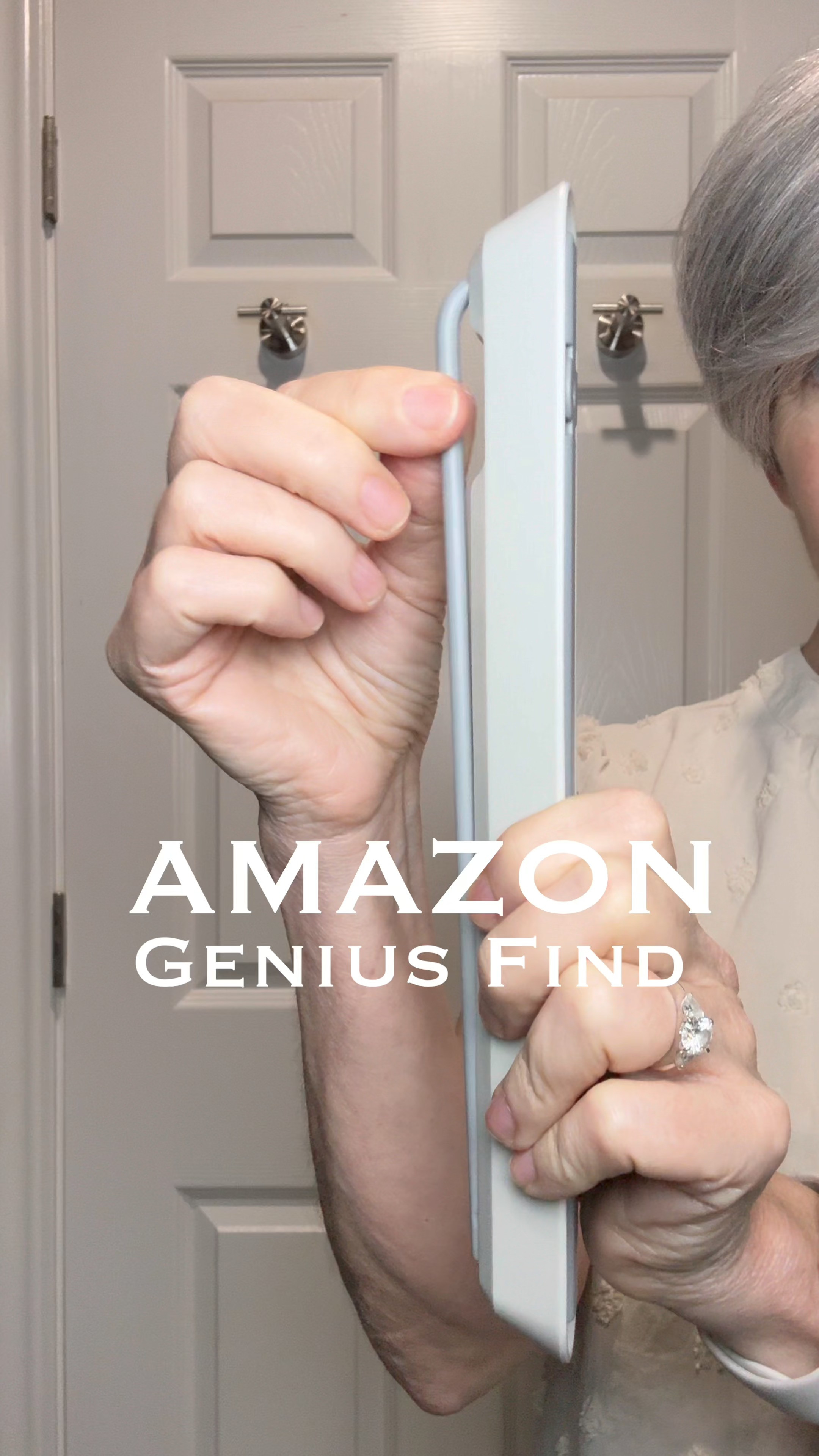 Foldaway clothes rail is the perfect addition to your closet or laundry room. Holds up to 5 hangers and spaces them out evenly. Perfect for steam or dying clothes. Then folds away discretely when done. #amazonhome #amazonfinds #amazonmusthaves #laundryroom #organizedhome 

 #LTKU #LTKHome