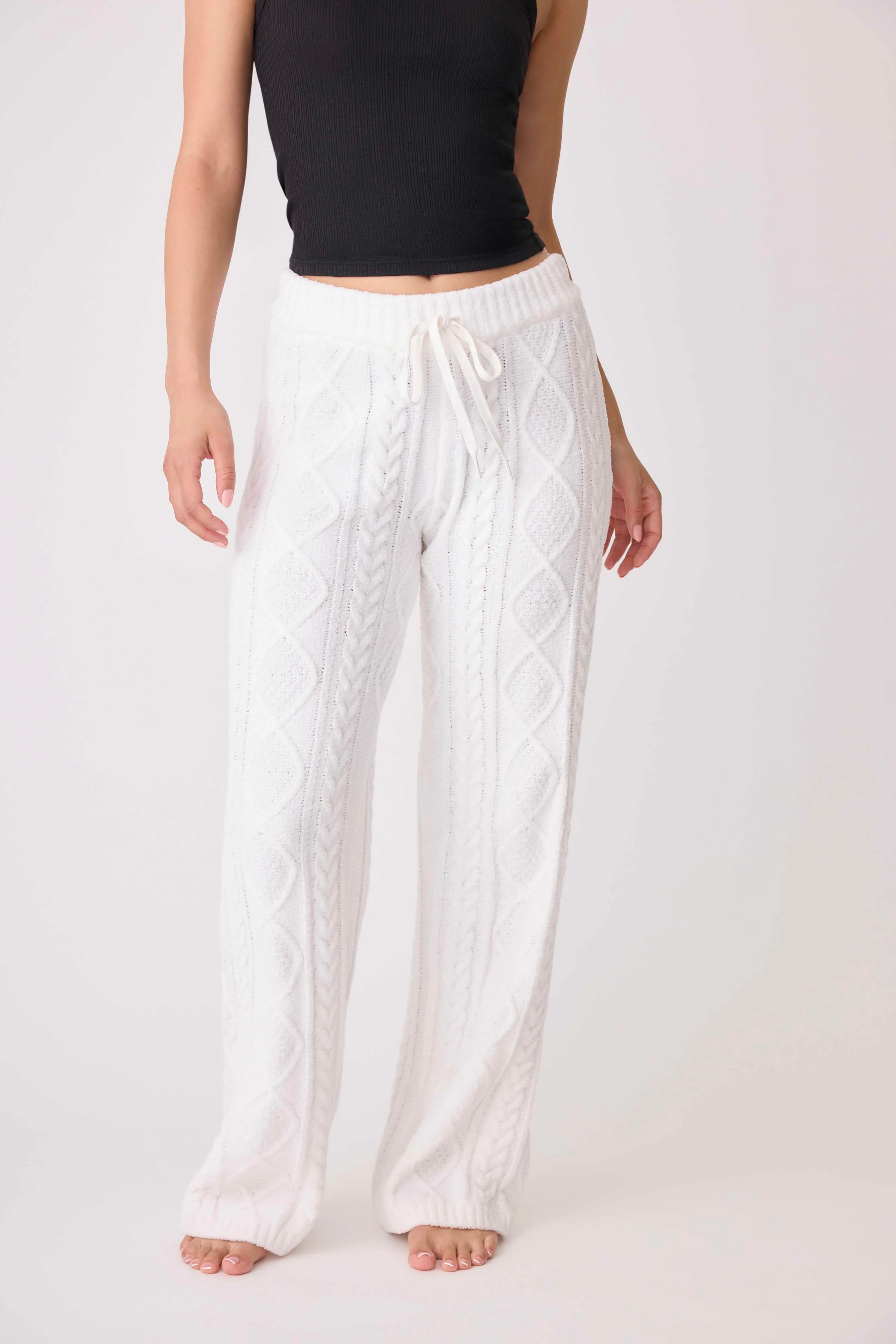 Chenille Cable Knit Lounge Pants | PJ Salvage