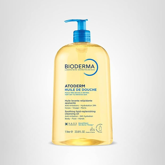 Bioderma Atoderm Shower Oil, Cleansing Oil For Face & Body, Nourishing Cleansing Oil For Dry to A... | Amazon (US)