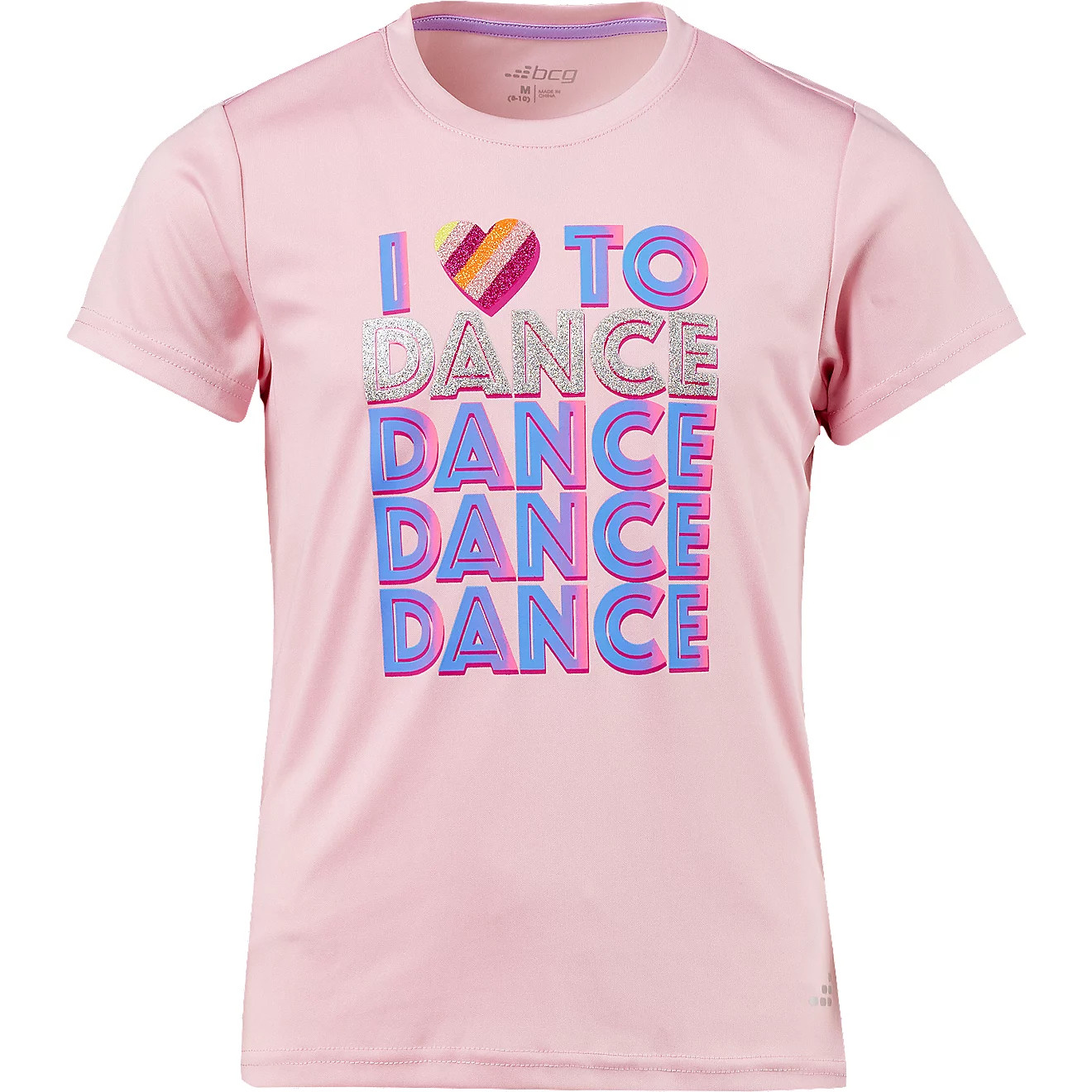 BCG Girls' Turbo Love to Dance T-shirt | Academy Sports + Outdoors