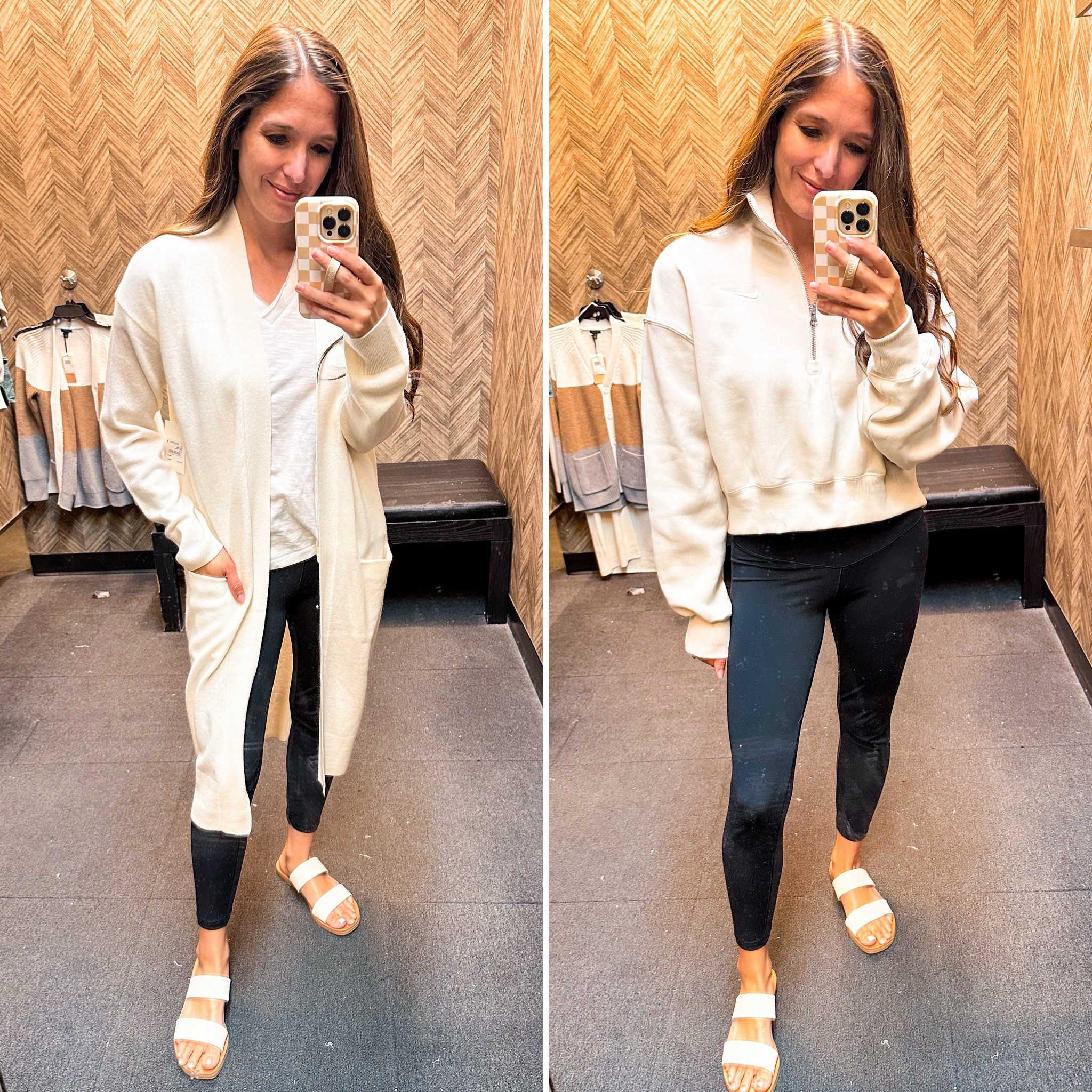 Nordstrom sale finds! 
Cardigan XS 
Nike athletic sweatshirt medium 

#LTKStyleTip #LTKxNSale #LTKSaleAlert