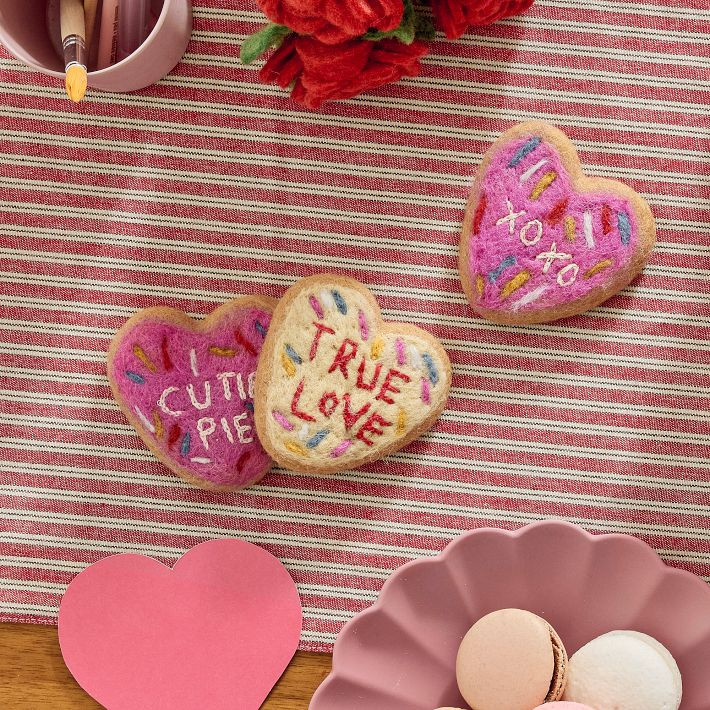 Felt Valentine's Cookies | West Elm (US)