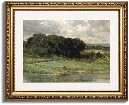ARPEOTCY Vintage Gold Framed Wall Art, Swale Land Scenery Retro Paintings, Canvas Prints Artwork ... | Amazon (US)