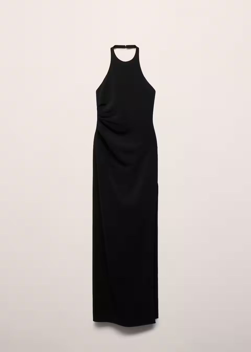 Halter-neck dress with open back -  Women | Mango USA | MANGO (US)
