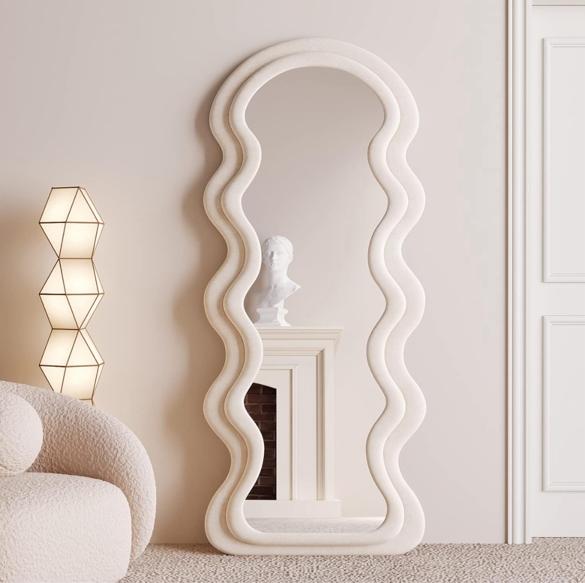These wavy mirrors are so cute ...

#LTKHome #LTKStyleTip
