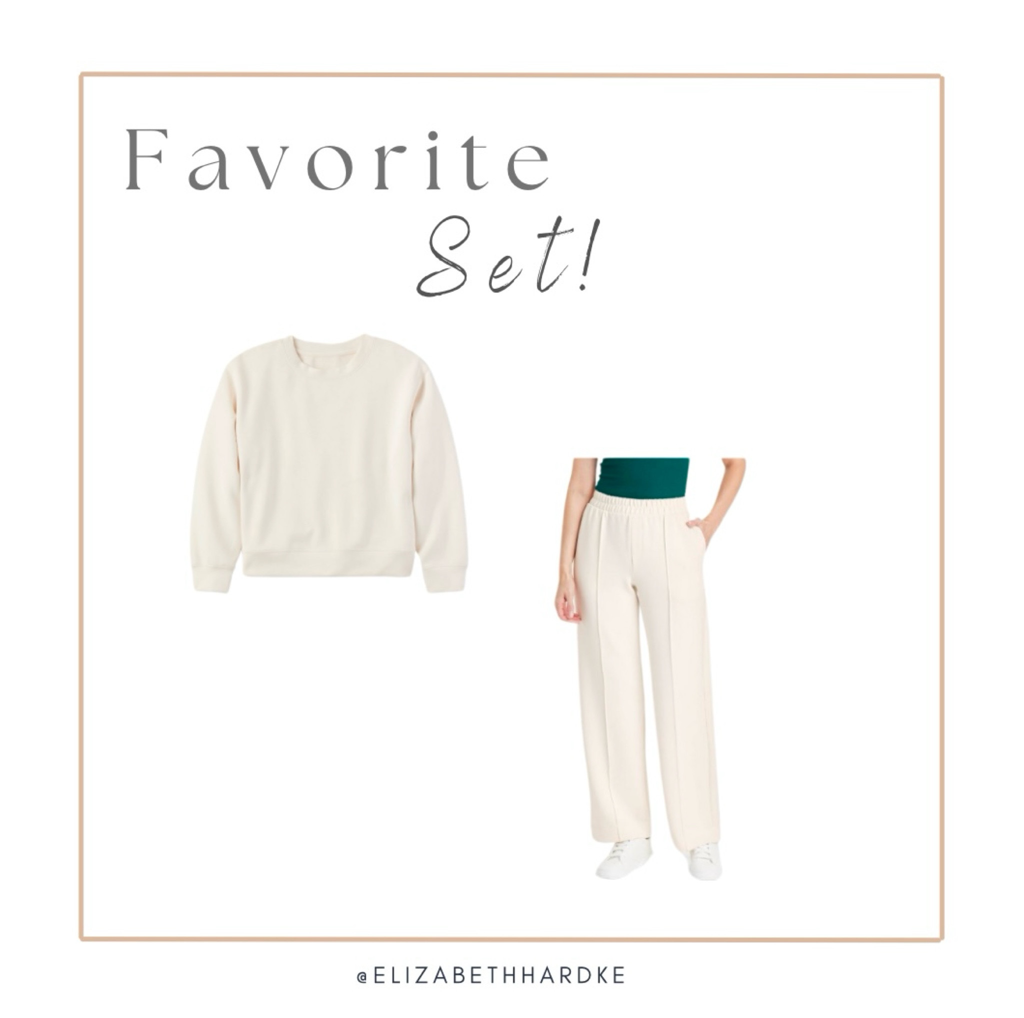 My favorite two piece matching set from Target! Extremely soft and comfortable, winter white, loungewear, pockets, stretchy, heavyweight fabricc

#LTKStyleTip #LTKSaleAlert #LTKCyberWeek