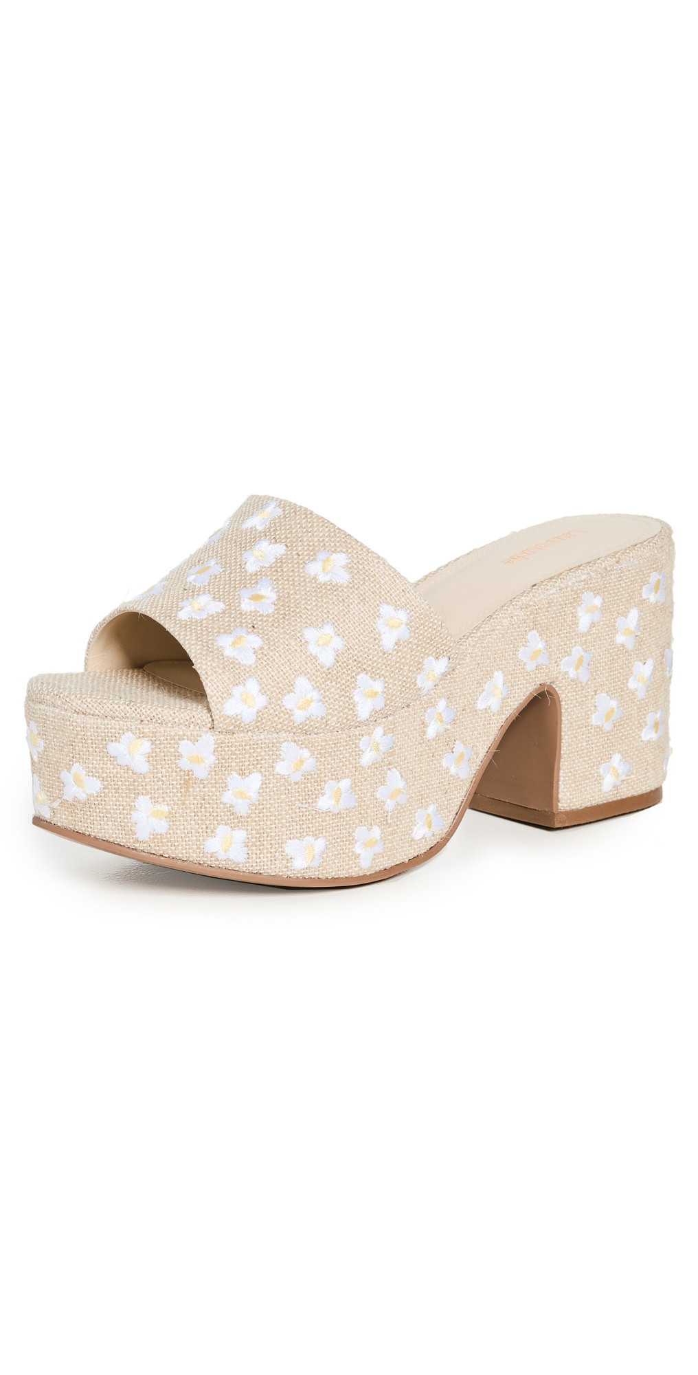 Larroudé Miso Platform Sandals Raw 9.5 | Shopbop