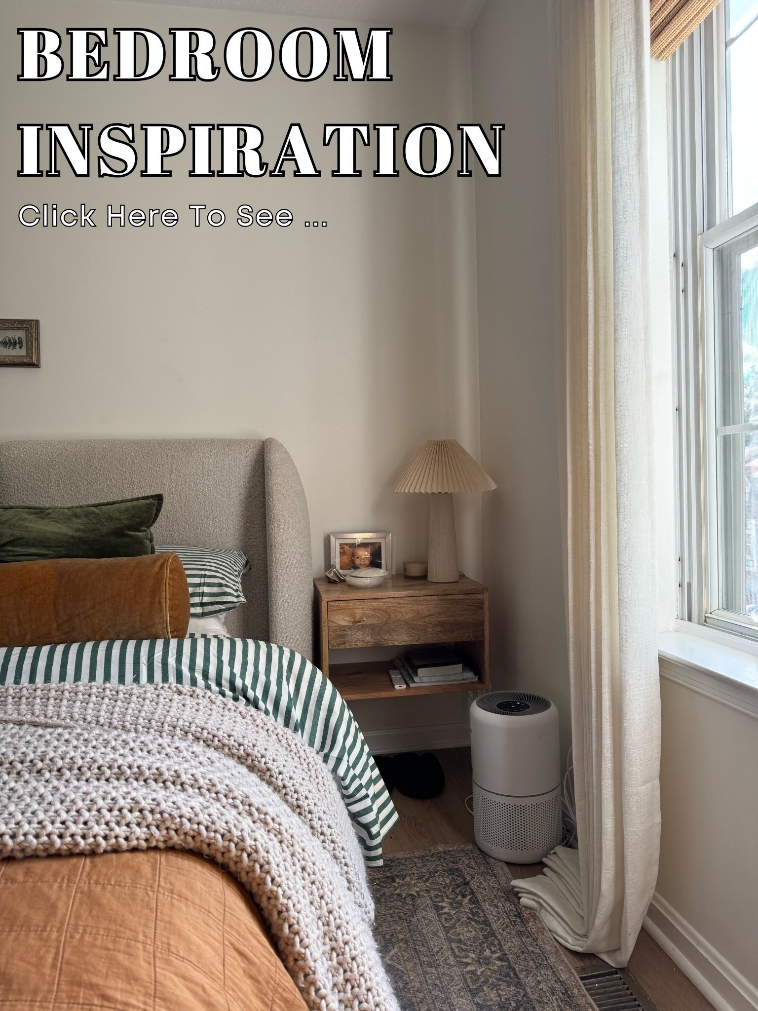 Creating a bedroom that feels peaceful doesn’t always require a full makeover. Sometimes it’s the little details that bring everything together.  A cozy knit blanket, soft bedding, warm lighting, and natural textures can instantly make a space feel more inviting. These are the kind of home finds that turn a bedroom into a place you actually want to relax in. cozy bedroom ideas, bedroom decor ideas, neutral bedroom decor, modern farmhouse bedroom, cozy home decor, bedroom makeover ideas, minimalist bedroom, warm bedroom aesthetic, neutral home decor, small bedroom ideas, bedroom essentials, cozy room inspiration, home decor finds, apartment bedroom ideas, relaxing bedroom design

#LTKHome #LTKSeasonal #LTKU