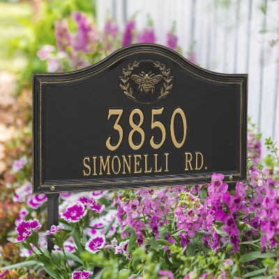 Designer Arch Lawn Address Plaque | Frontgate | Frontgate