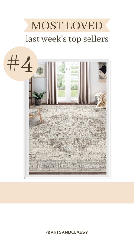 This area rug is one of this week’s most loved finds! It’s from Amazon and on major sale for under $140 

#LTKHome #LTKSaleAlert