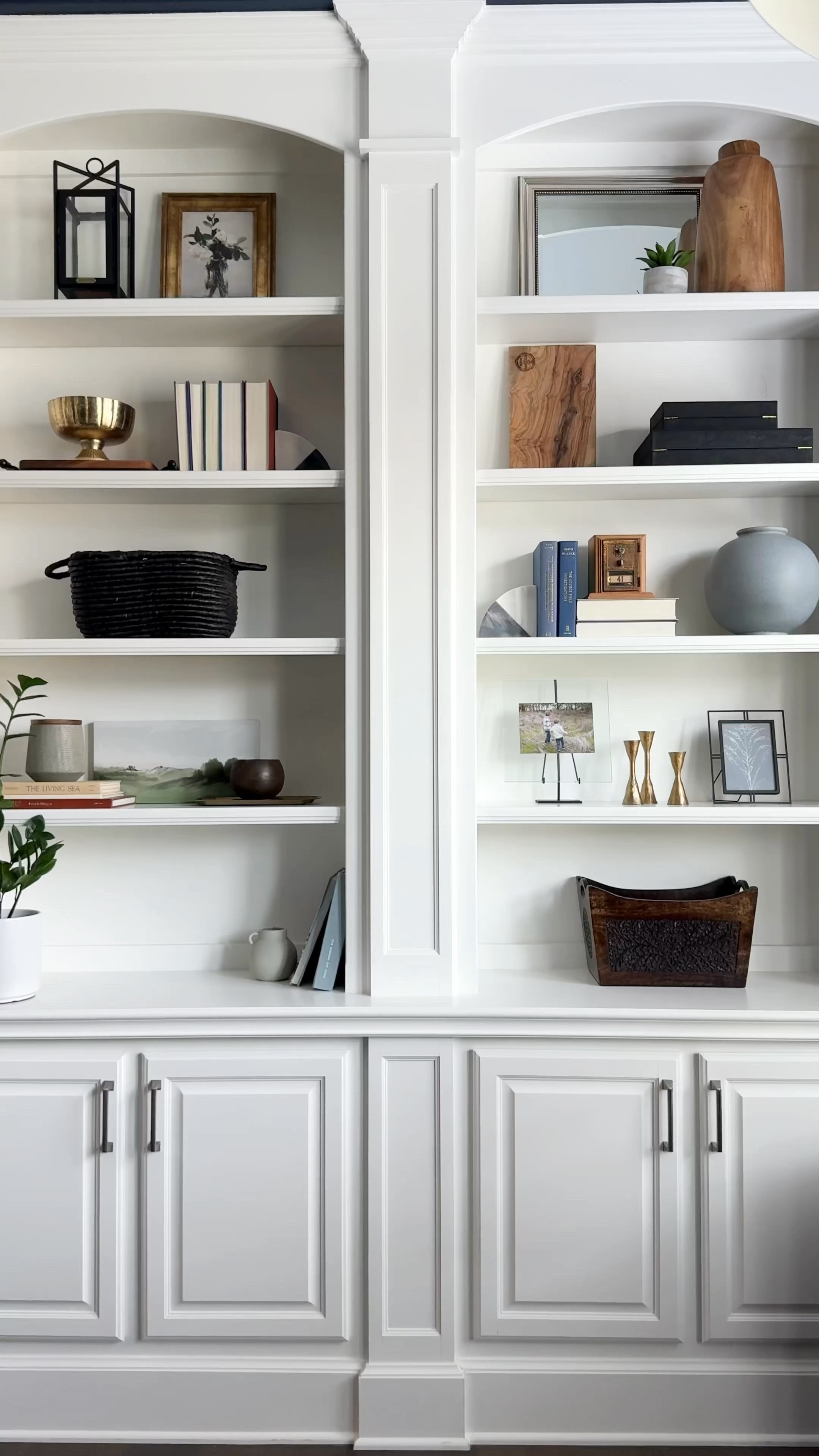 Adding some organic tones and textures to our bookshelves, bookshelf styling 

#LTKHome #LTKSaleAlert #LTKVideo