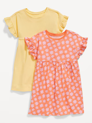 Flutter-Sleeve Dress 2-Pack for Toddler Girls | Old Navy (US)