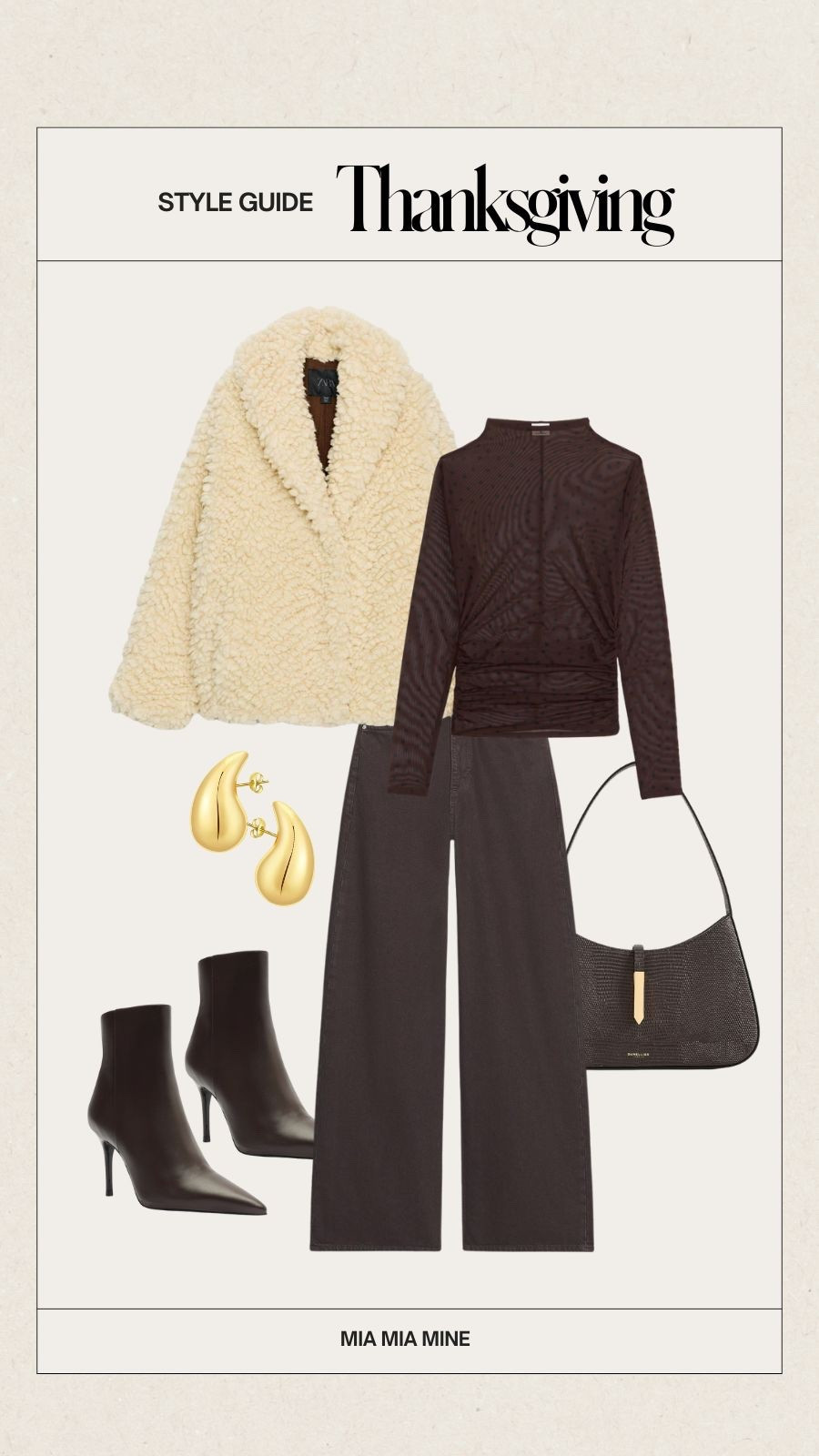 Thanksgiving outfit ideas
Zara fleece jacket
Abercrombie sheer bodysuit 
Zara brown denim 
Schutz brown booties 
Demellier bag on sale



#LTKSaleAlert #LTKFindsUnder100 #LTKSeasonal