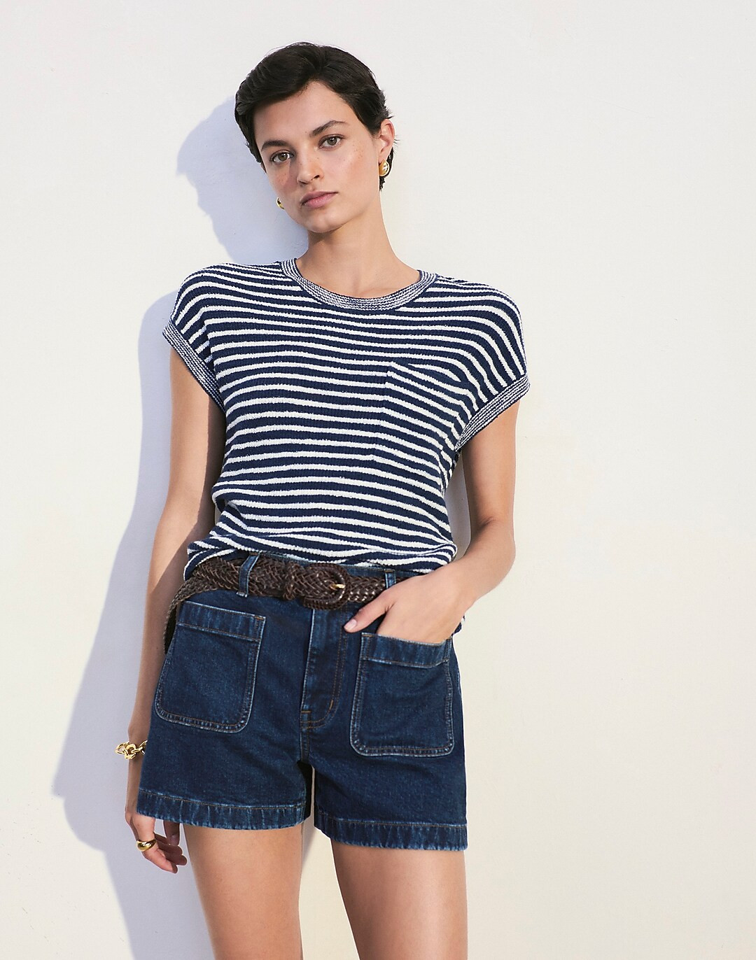 Woven Leather Belt | Madewell