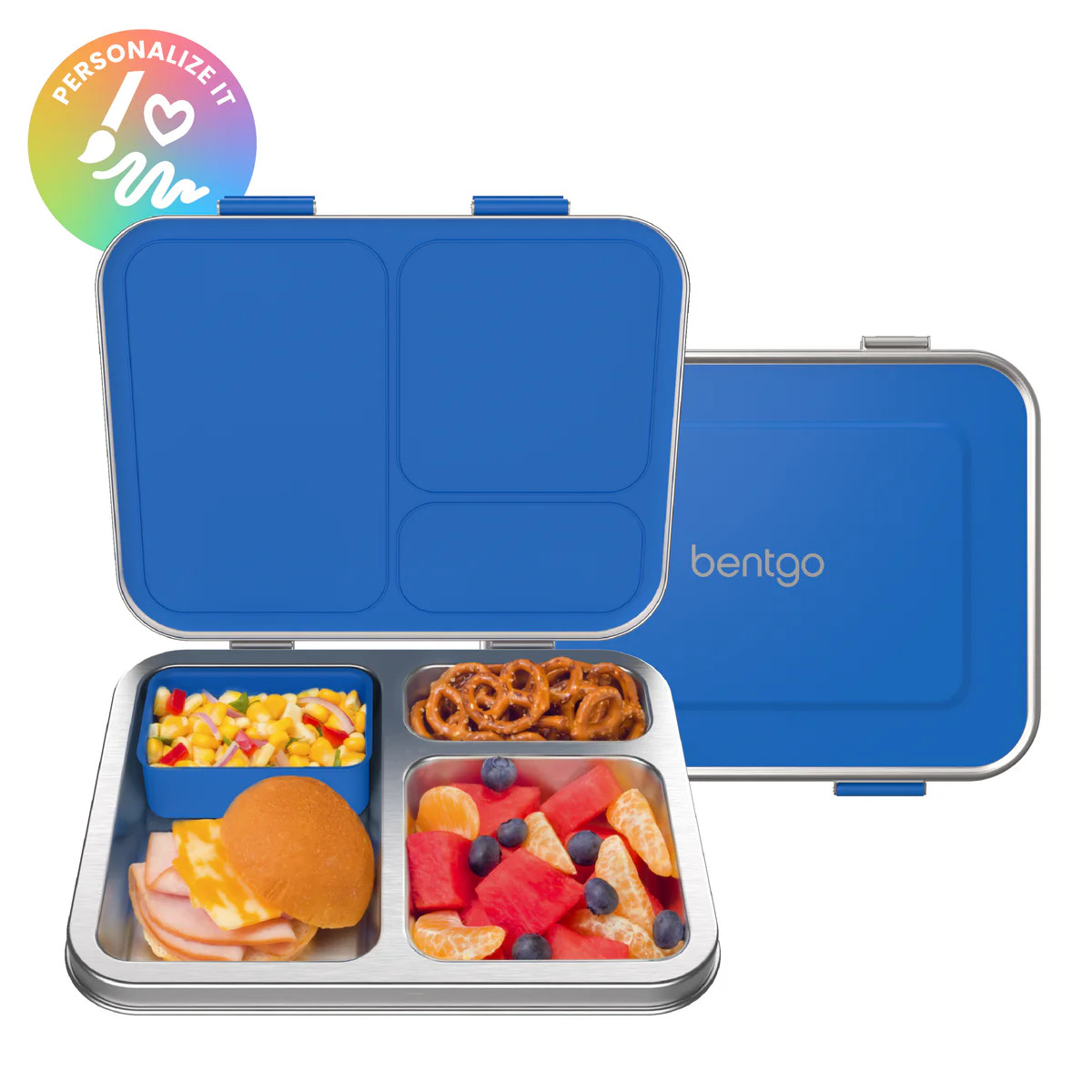 Bentgo® Kids Stainless Steel Lunch Box | Lunch Box For Kids | Bentgo