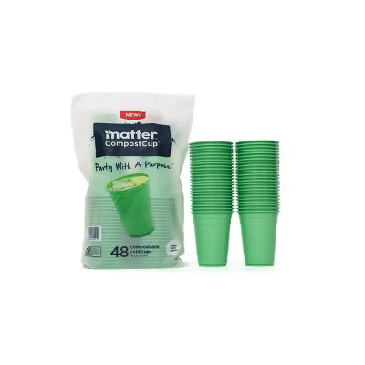 Matter Compostable Cold Disposable Cups - 18oz/48ct | Target