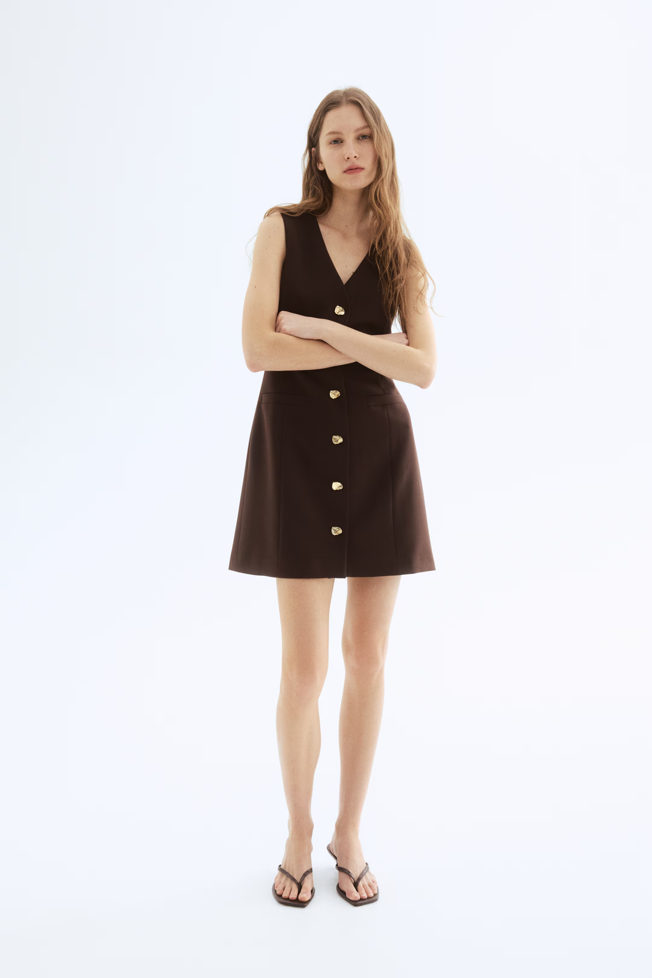 Waistcoat dress | H&M (UK, MY, IN, SG, PH, TW, HK)