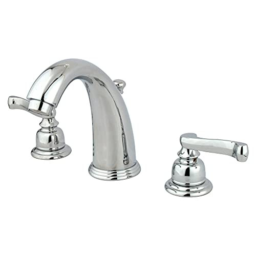 Kingston Brass KB981FL Royale Widespread Lavatory Faucet with Brass Pop-Up, Polished Chrome | Amazon (US)
